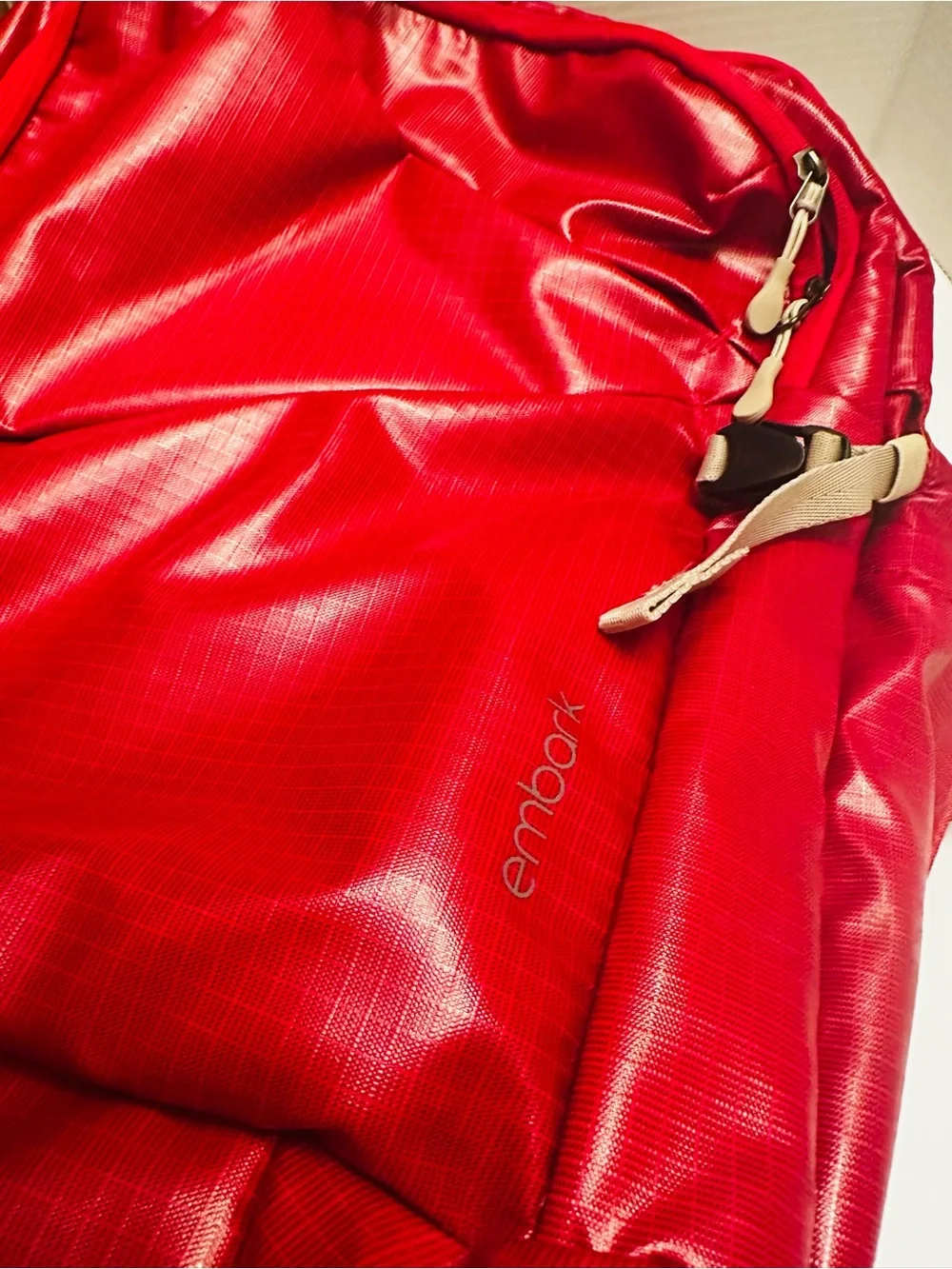 Red Unisex Backpack - EMBARK 35L